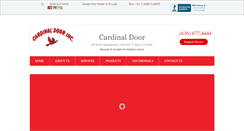 Desktop Screenshot of cardinal-door.com