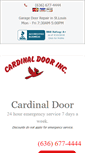 Mobile Screenshot of cardinal-door.com